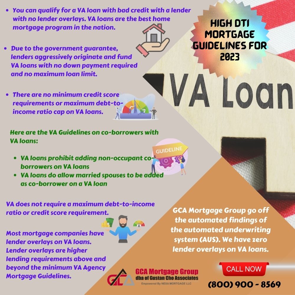 VA Loan With High DTI Mortgage Guidelines